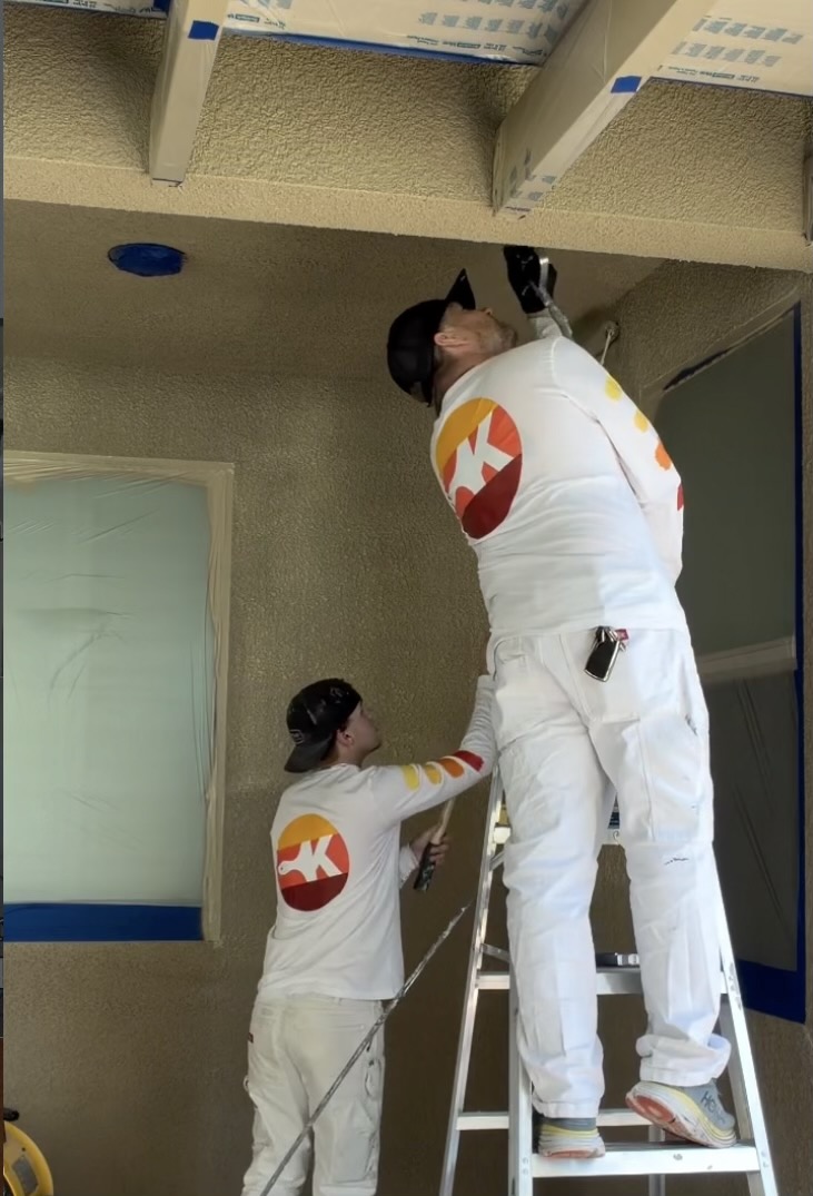 Kern Painting crew at work on a painting project in Bakersfield, CA